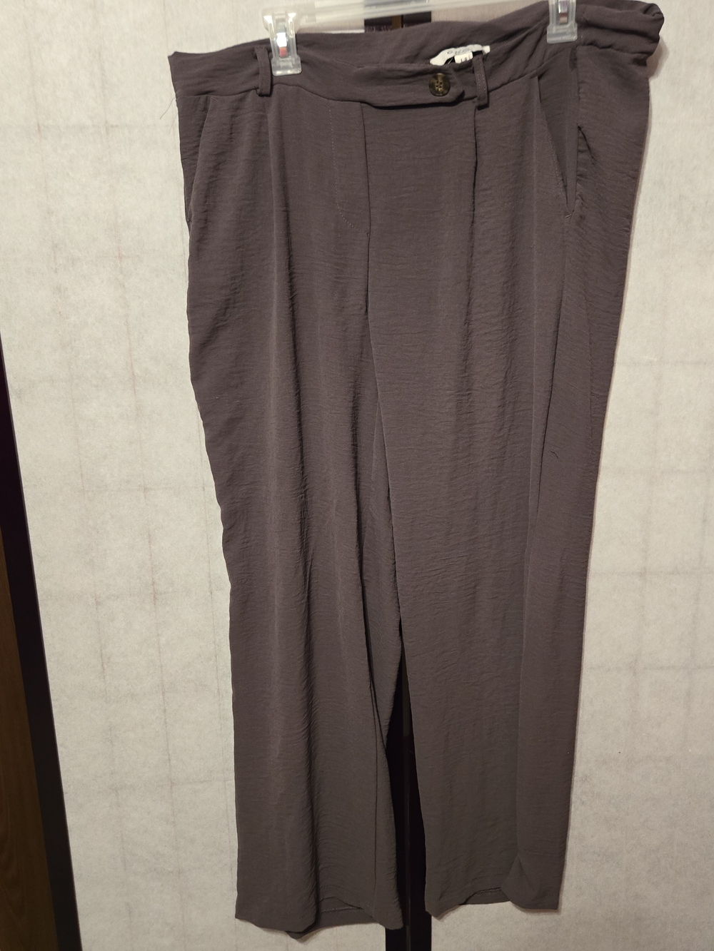 C By One Grey Wide-Leg Women's Pants
